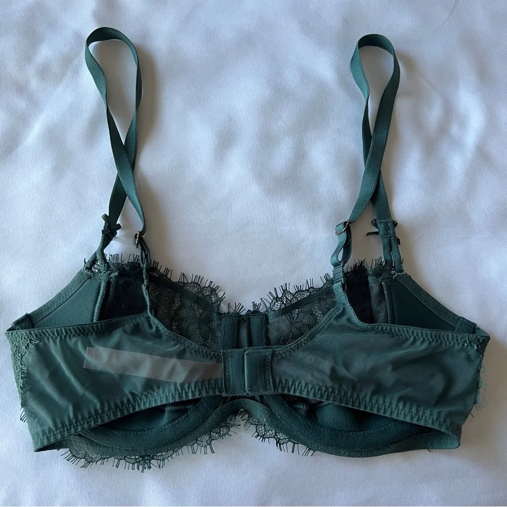 NWOT Victoria's Secret Dream Angels Push Up Without Padding in Green, 32C - Picture 3 of 9